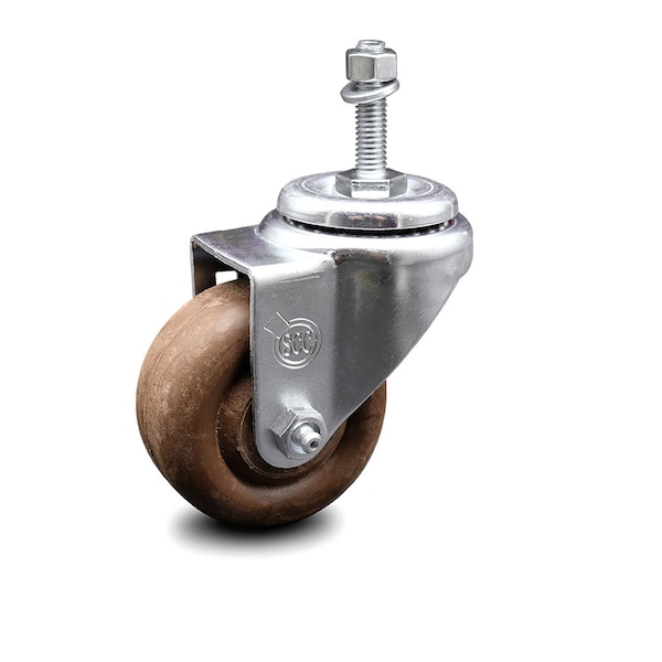 Service Caster 3 Inch High Temp Glass Filled Nylon Wheel Swivel 10mm Threaded Stem Caster SCC SCC-TS20S314-GFNSHT-M1015 - main